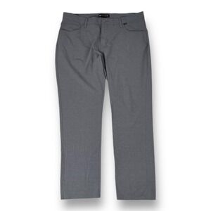 Travis Mathew Gray Polyester Blend 5 Pocket Pants‎ Mens Size 40X33